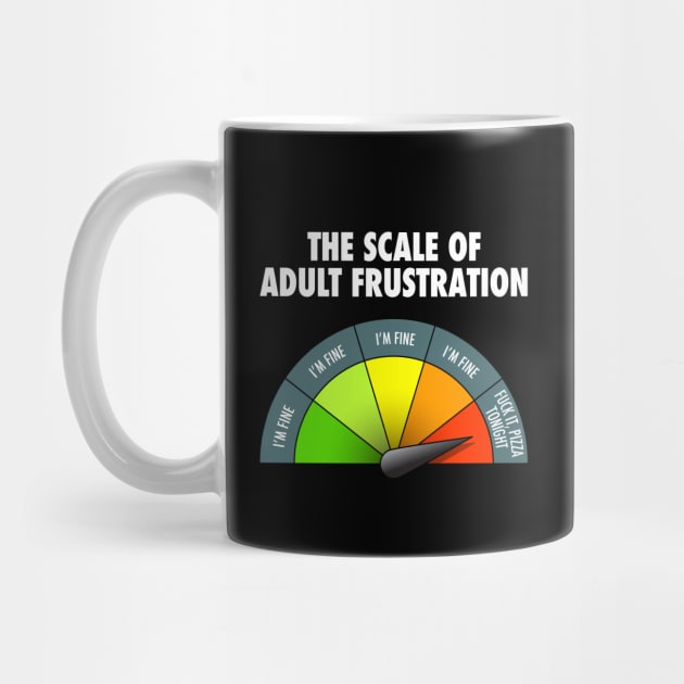 The Scale Of Adult Frustration  - Realistic Mood Range Tee by tommartinart